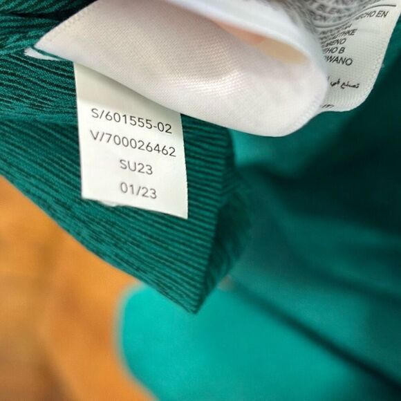 Athleta Emerald Green Echo Midi Dress Size Medium Ruched Waist Maxi Tank - Picture 9 of 13